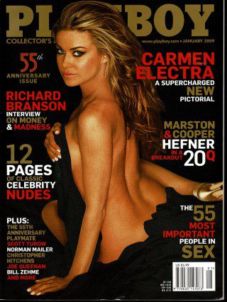 PLAYBOY MONTHLY MAGAZINE US JANUARY 2009